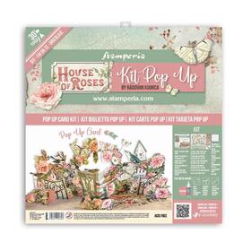 Pop up kit Houses of roses | Stamperia | Kit