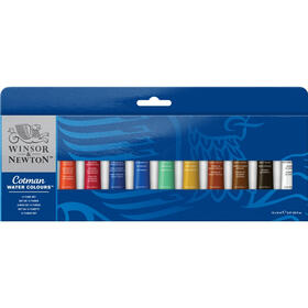 Caja iniciacin acuarela Cotman 12 tubos 8ml | Winsor & Newton | 12 tubos 8ml iniciacin